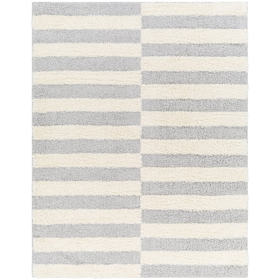 Rodos Light Gray 7' x 9' Area Rug