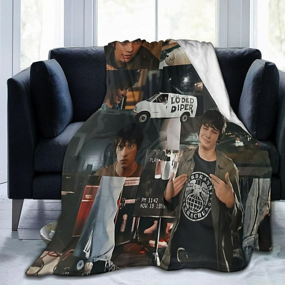 Rodrick Heffley Collage Soft and Comfortable Warm Fleece Blanket for Sofa,Office Bed car Camp Couch Cozy Plush Throw Blankets Beach Blankets (80"x60")
