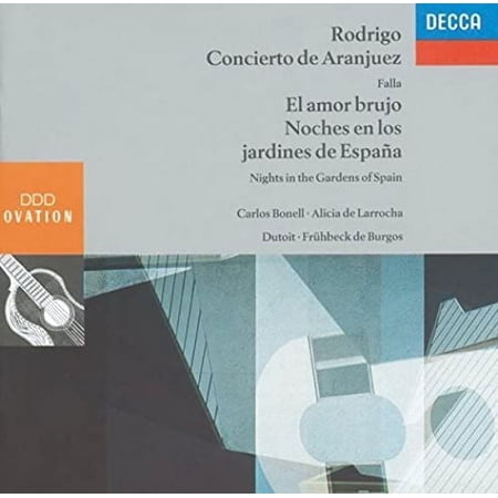 Rodrigo: Concierto de Aranjuez / Manuel de Falla: El amor brujo, Noches en los jardines de España (Music CD)