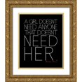 thumbnail image 1 of Rodriquez Jr, Enrique 12x14 Gold Ornate Wood Framed with Double Matting Museum Art Print Titled - Monroe Text, 1 of 4