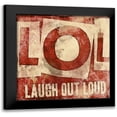 thumbnail image 1 of Rodriquez Jr, Enrique 15x15 Black Modern Framed Museum Art Print Titled - LOL, 1 of 5