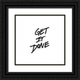 thumbnail image 1 of Rodriquez Jr, Enrique 15x15 Black Ornate Wood Framed with Double Matting Museum Art Print Titled - Get It Done, 1 of 4