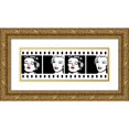 thumbnail image 1 of Rodriquez Jr, Enrique 18x9 Gold Ornate Wood Framed with Double Matting Museum Art Print Titled - Monroe Strip 1, 1 of 4