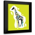 thumbnail image 1 of Rodriquez Jr, Enrique 19x24 Black Modern Framed Museum Art Print Titled - Fun Giraffe, 1 of 5