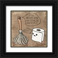 thumbnail image 1 of Rodriquez Jr, Enrique 20x20 Black Ornate Wood Framed with Double Matting Museum Art Print Titled - Messy Job, 1 of 4