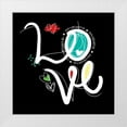 thumbnail image 1 of Rodriquez Jr, Enrique 20x20 White Modern Wood Framed Museum Art Print Titled - Love Hope B, 1 of 4