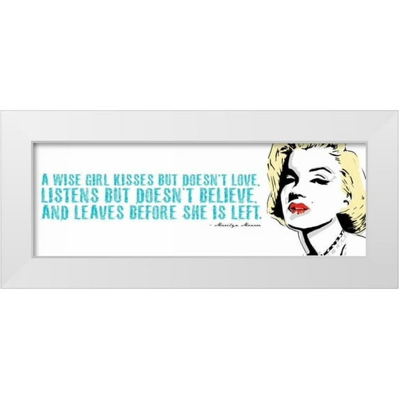 Rodriquez Jr, Enrique 24x11 White Modern Wood Framed Museum Art Print Titled - Monroe E