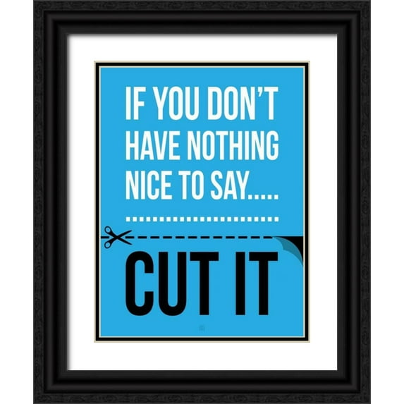 Rodriquez Jr, Enrique 25x32 Black Ornate Wood Framed with Double Matting Museum Art Print Titled - Cut It D
