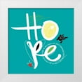 thumbnail image 1 of Rodriquez Jr, Enrique 26x26 White Modern Wood Framed Museum Art Print Titled - Hope, 1 of 4