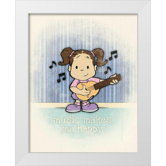 Rodriquez Jr, Enrique 26x32 White Modern Wood Framed Museum Art Print Titled - Niara 2