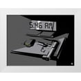 thumbnail image 1 of Rodriquez Jr, Enrique 32x25 White Modern Wood Framed Museum Art Print Titled - Warning, 1 of 4