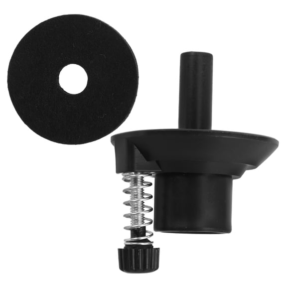 HONMEET 1Set Black Cymbal Stand Holder Clamp with Felt Base for Stable Drum Support