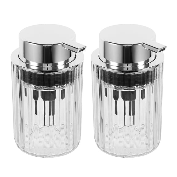 HONMEET Portable Refillable Foaming Soap Dispenser 2-Pack ABS for Home and Travel Use