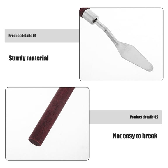 Rodshake 3-Piece Set for Painting, Flexible Paint Mixing Tools, Acrylic & Oil Paint Knives for Art Projects