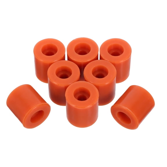 HONMEET Orange Silicone Spacers for 3D Printer Heat Bed Mounting, Stable 8-Piece Set for Improved Printing Performance