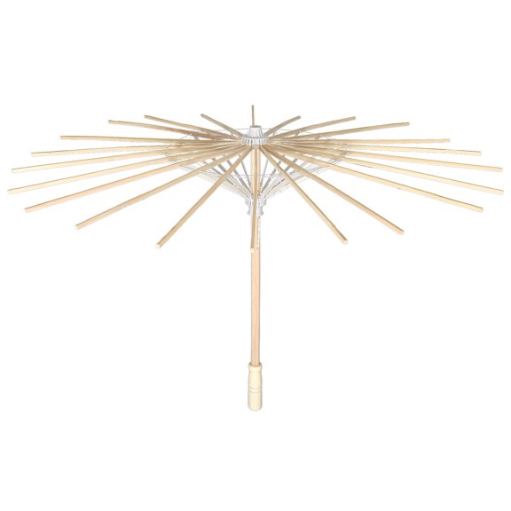 HONMEET Oil Paper Umbrella Frame in Beige for Wedding Photo Props, and Lightweight, 1 Piece