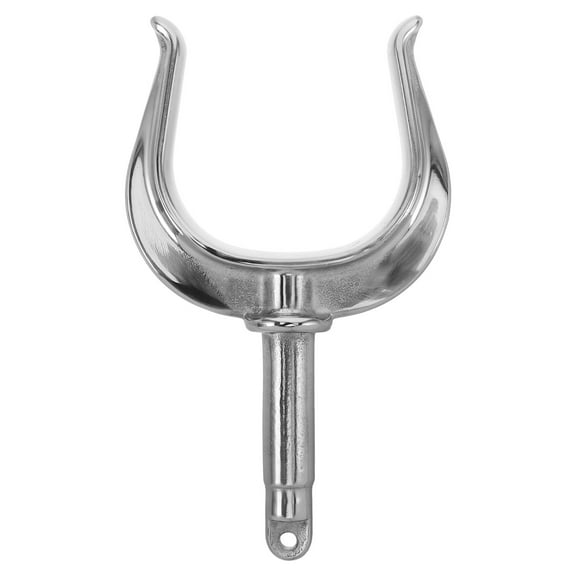 HONMEET Silver Stainless Steel Oar Part Paddle Holder Stability for Boats Canoes Small Boats 1Pcs