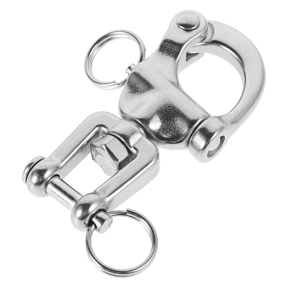 HONMEET Stainless Steel Swivel Shackle Locking, Easy Installation for Marine, Boating, and Outdoor Applications