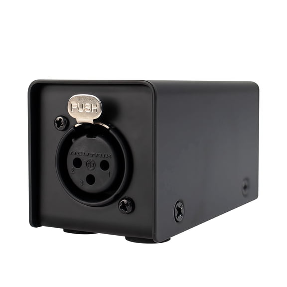 Rodyweil In Line Microphone Preamp Gain Booster for Dynamic and Ribbons Mic 25db for Podcasting Recording Live Streaming