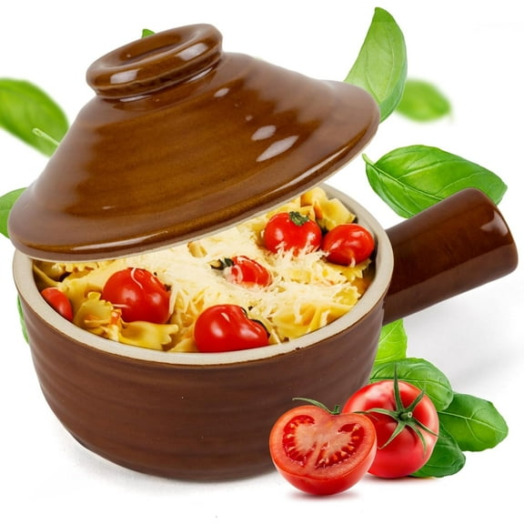 Roe & Moe Non-Stick Ceramic Microwave Egg Poacher with Dome Chimney Lid and Hollow Handle