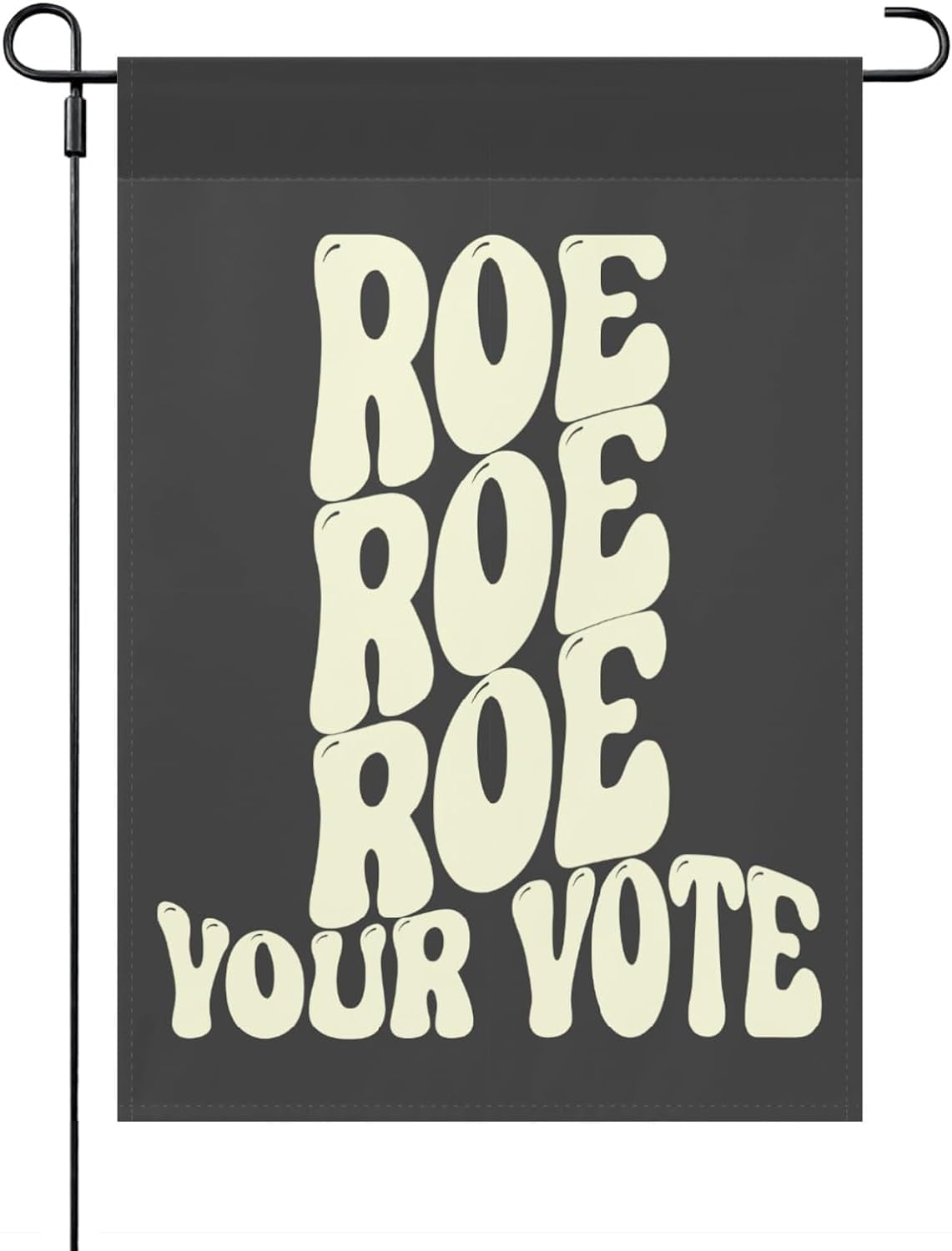 Roe Roe Roe Your Vote Outdoor Flags Double Sided Vintage Garden Flags ...