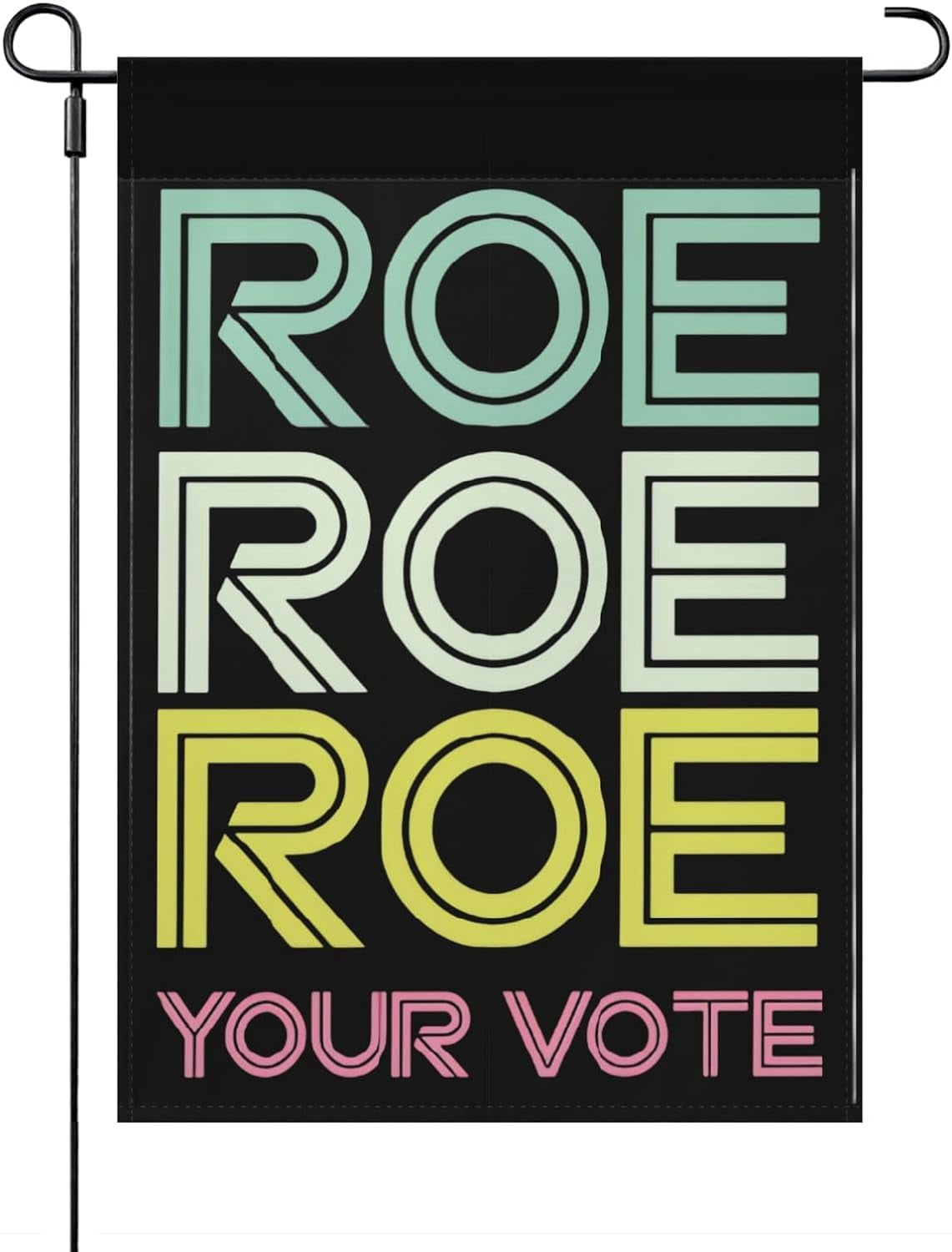 Roe Yours Vote Yard Flags Double Sided Decorative House Flags Double ...