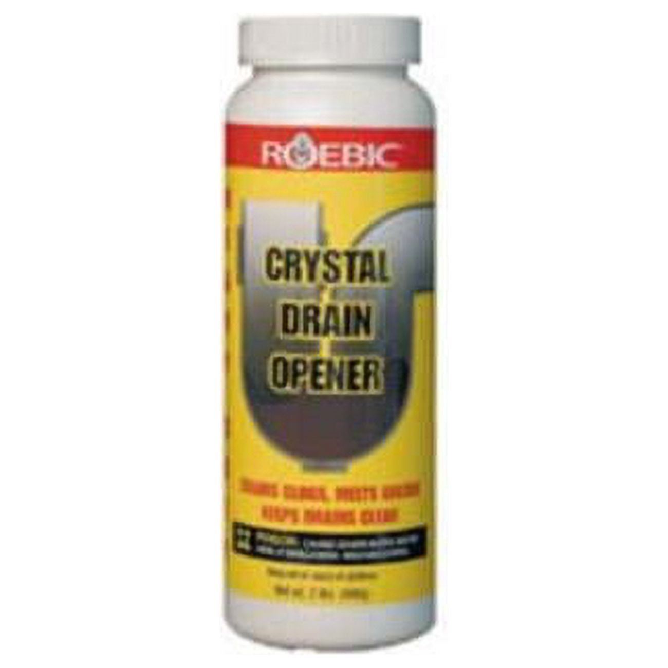 Roebic 2 lbs Crystal Drain Opener, White