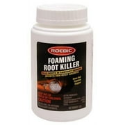 Roebic Tree Root Killer, Foaming Chemical Drain and Sewer Line Pipe Clog Remover, Safe for Bathroom Toilet, White Granules, 1 lb