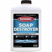 Roebic K-87 Liquid Soap Destroyer with Bacteria, Eliminates Soap, Grease, and Paper Buildup in Pipes and Protects from Clogs, Treats 500 Gallons, 32 fl oz