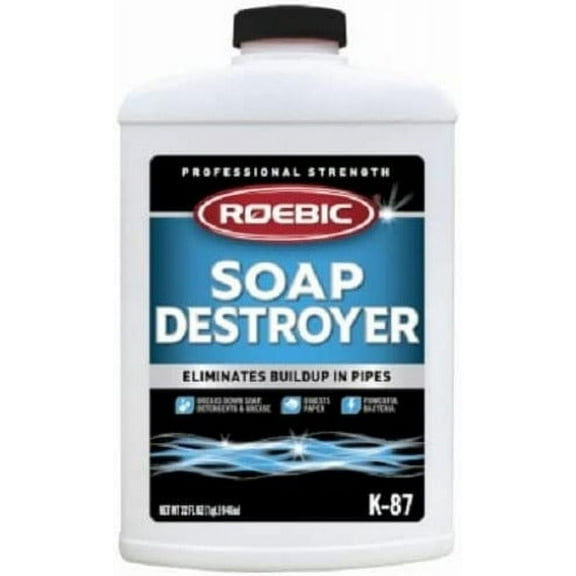 Roebic K-87SD-Q4 32oz SGP Soap Grease & Paper Digester Drain Septic Tank Cleaner - Quantity of 3