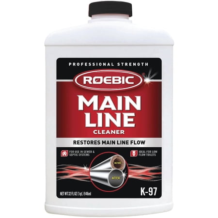 Roebic Main Line Cleaner K-97 - Liquid Drain Opener - 32 oz