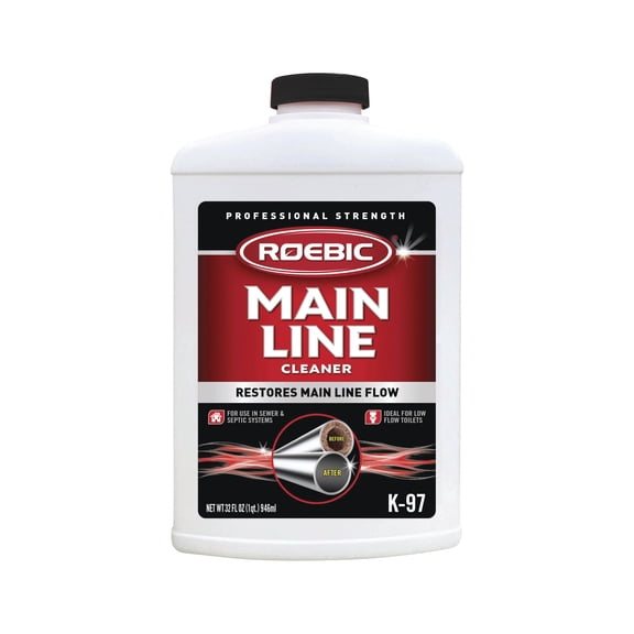 Roebic Laboratories Roebic Main Line Drain Cleaner - Pack of 24
