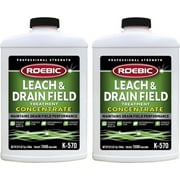 Roebic Septic Tank Treatment Leach & Drainfield Cleaner - Pack of 2