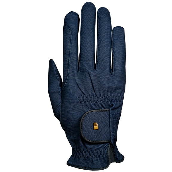 Roeckl Roeck-Grip Unisex Riding Gloves - Navy Blue 7.5