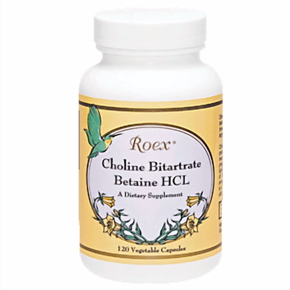Choline Bitartrate 120 caps by Roex