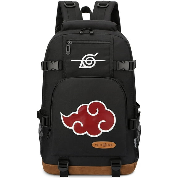 Roffatide Naruto Shippuden Anime School Bag Laptop Backpack, Oxford Fabric