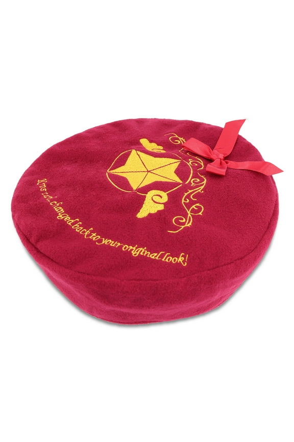 Anime Cardcaptor Sakura Fleece Beret Hat Embroidered Stars Bowknot Berets Wine Red Beanie Hat