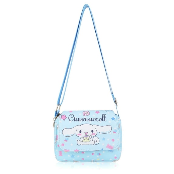 Roffatide Kawaii Cinnamoroll Crossbody Messenger Bag for Women, Blue, 1-Piece