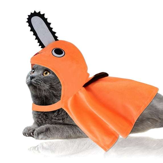 Roffatide Soft Anime Chainsaw Man Pochita Pet Costume, One Size, 1 Piece Set