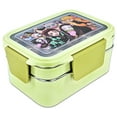 thumbnail image 1 of Roffatide Anime Demon Slayer All-in-One Bento Boxes Agatsuma Kamado Tanjirou Nezuko Zenitsu Hashibira Inosuke Lunch Box Containers for Food Fruit Snack, 1 of 3