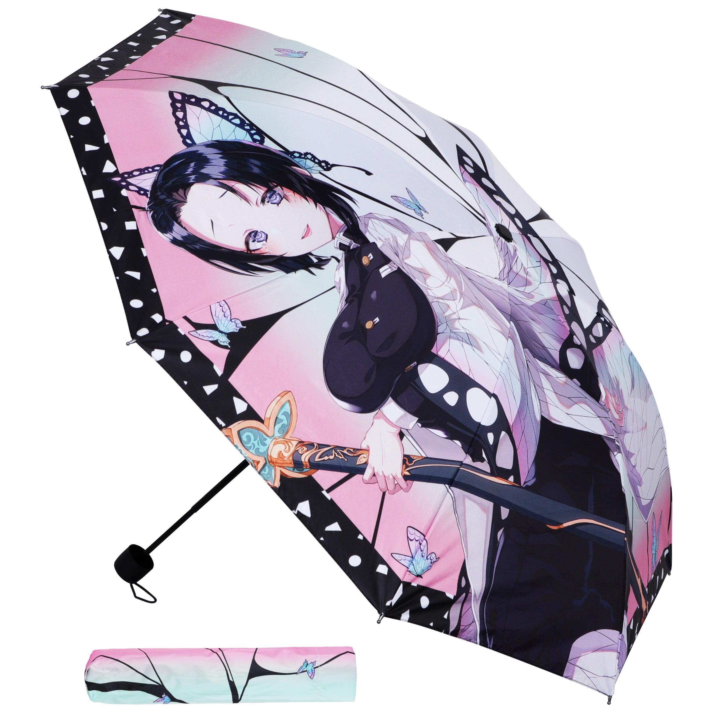 Roffatide Anime Parapluie de voyage 99,1 cm, coupe-vent