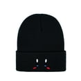 thumbnail image 1 of Roffatide Anime Kirby Skull Caps for Women Men Embroidered Skull Hat Beanie Cap Winter Knit Hat Black, 1 of 3