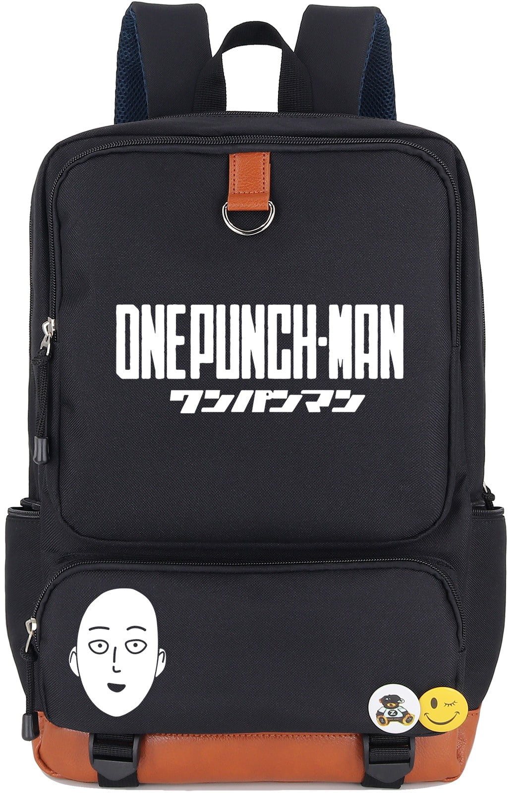 Roffatide Anime One Punch Man Luminous Backpack Saitama Printed Book Bag Laptop School Bag