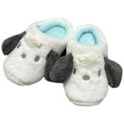 Roffatide Anime Pochacco Cinnamoroll Cute Plush Open Back Floor Slippers Indoor Shoes Fuzzy Slippers with Rubber Sole for Women