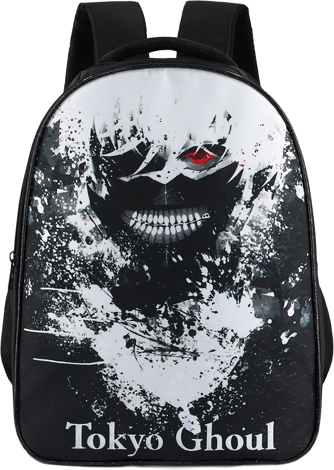 Roffatide Anime Tokyo Ghoul Backpack Polyester Black Rucksack Printed Schoolbag