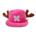 thumbnail image 1 of Roffatide Anime Tony Tony Chopper Bucket Hat Plush Cap Cosplay Accessories, 1 of 4