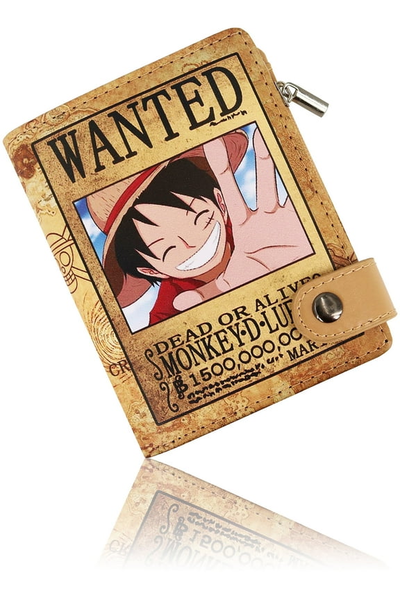 Zip Coin Pocket Men's Bifold Wallets Brown