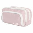 thumbnail image 1 of Rofhy Stationery Bag Big Capacity Pencil Case 3 Compartments Large Pencil Pouch Pen Bag Pencil Box Holder Organizer Simple Storage Aesthetic Stationery Cosmetics forAdults Men Women 1 Stationery Bag, 1 of 4