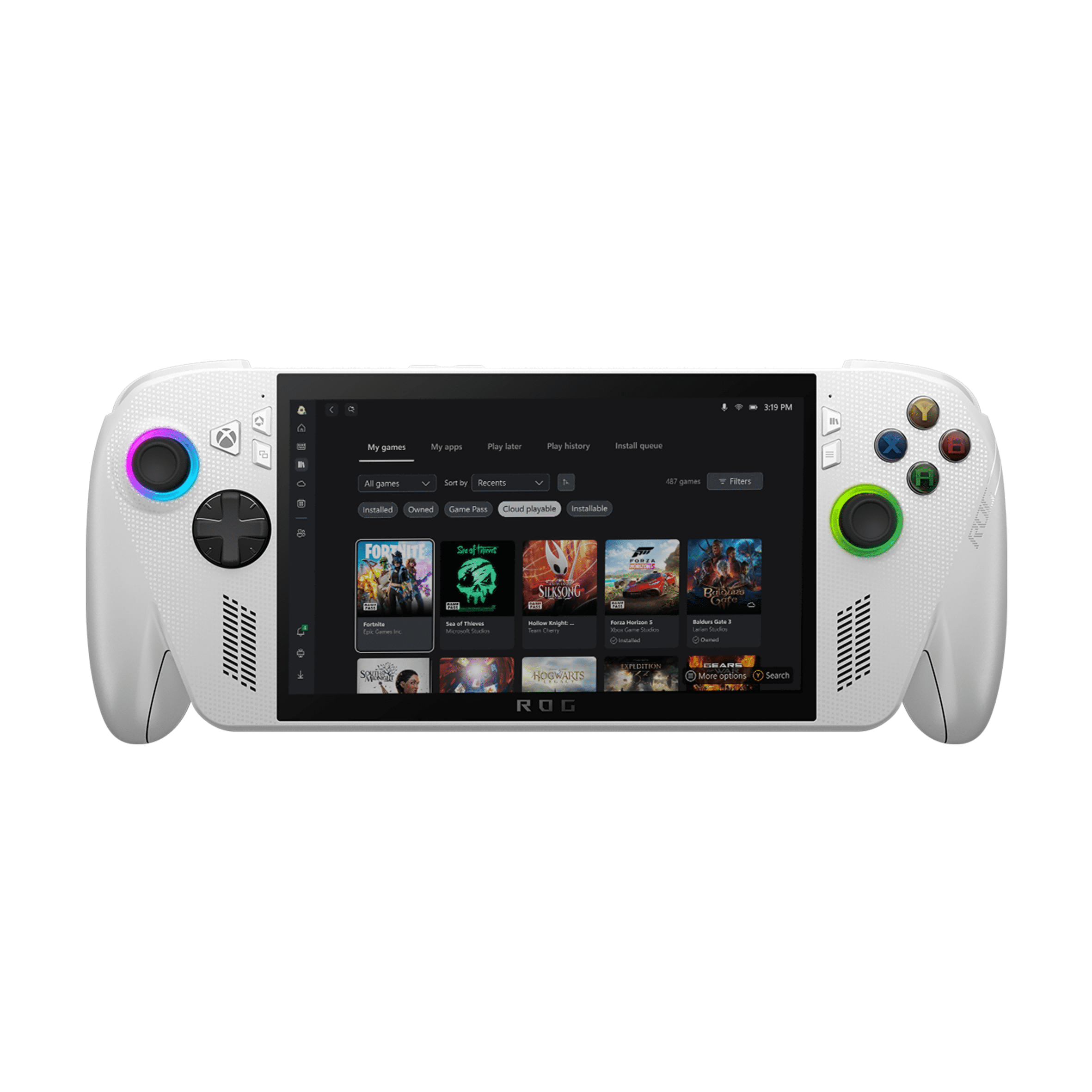Rog Xbox Ally - 7” 1080p 120Hz Touchscreen Gaming Handheld,16GB