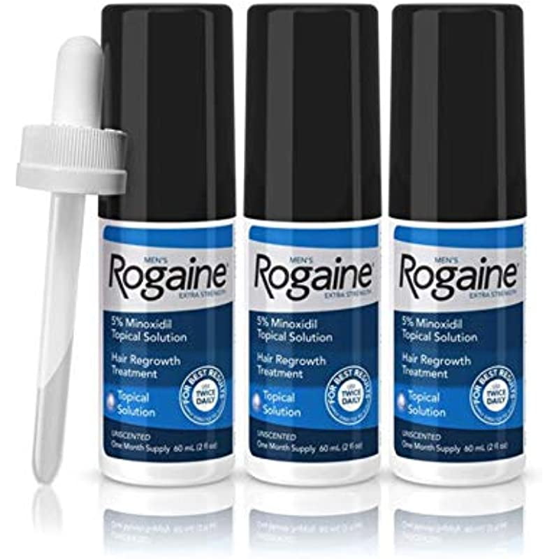 Rogaine Men's Extra Strength 5 Minoxidil Topical Solution for Hair